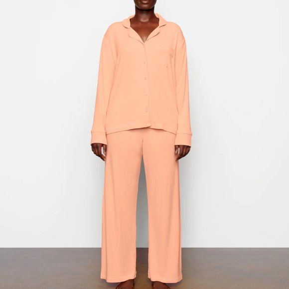 SKIMS Intimates & Sleepwear Skims Soft Lounge Pajama Set Peach